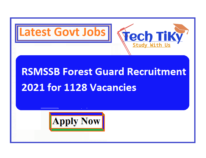 Jkssb Forest Guard Recruitment 2021